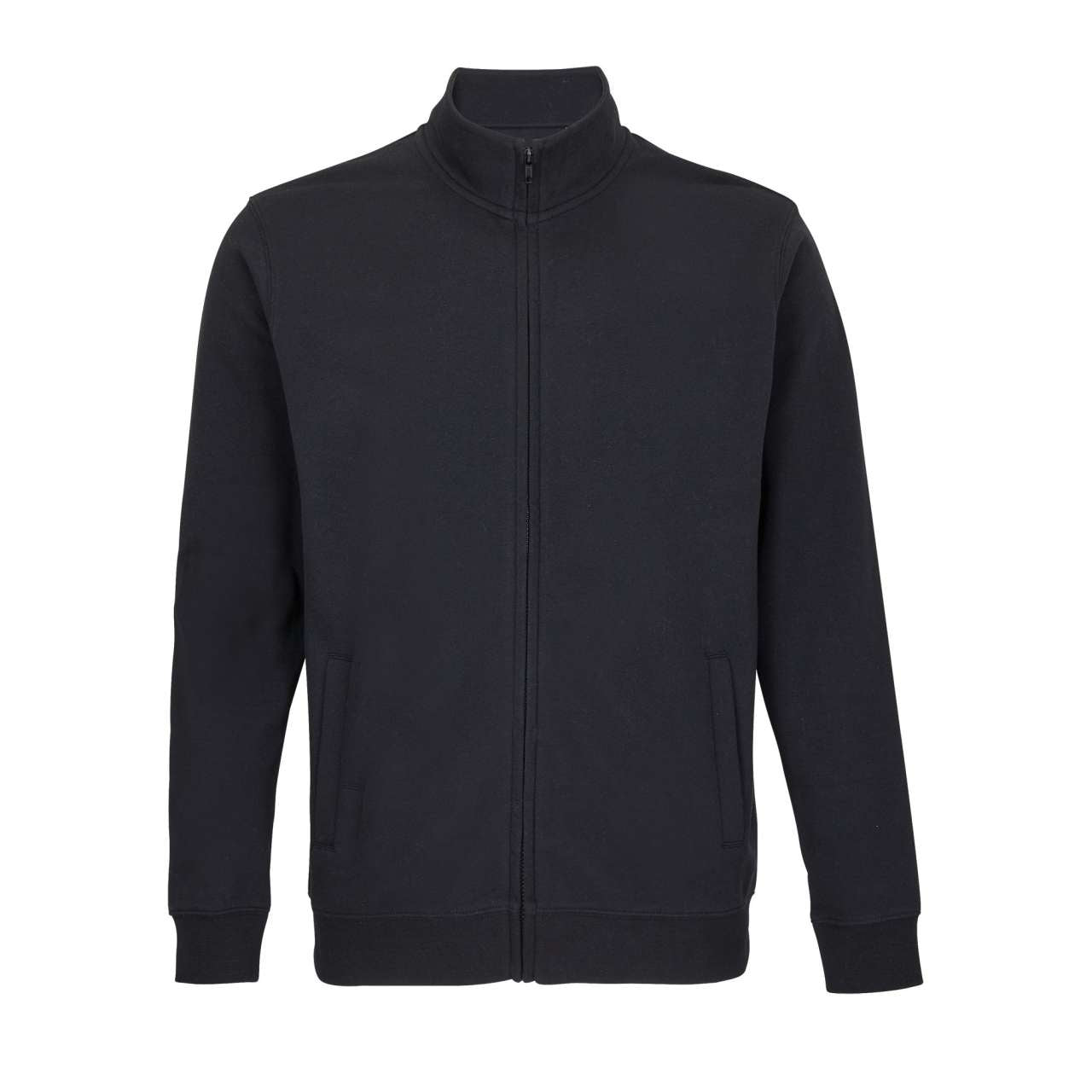 SOL'S COOPER - UNISEX FULL-ZIP SWEATSHIRT - Black - colorimageurl