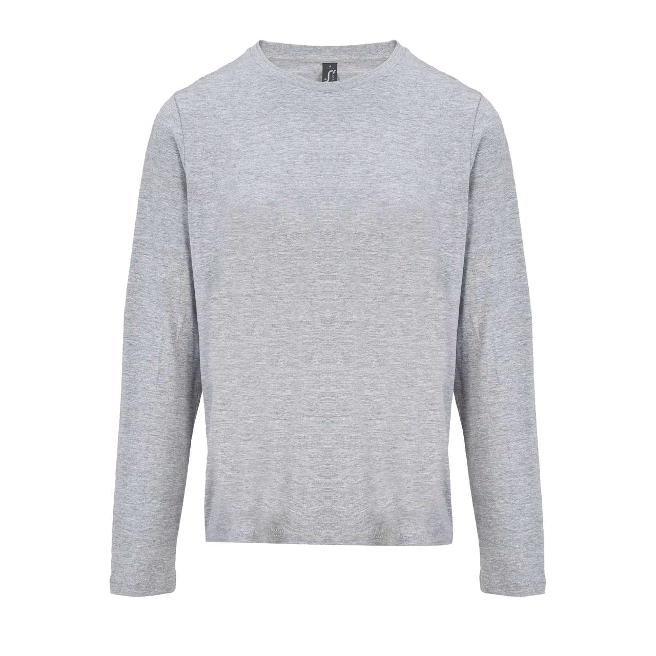 SOL'S MONARCH WOMEN - LONG SLEEVE T-SHIRT WITH ROUND NECK - Grey Melange - colorimageurl