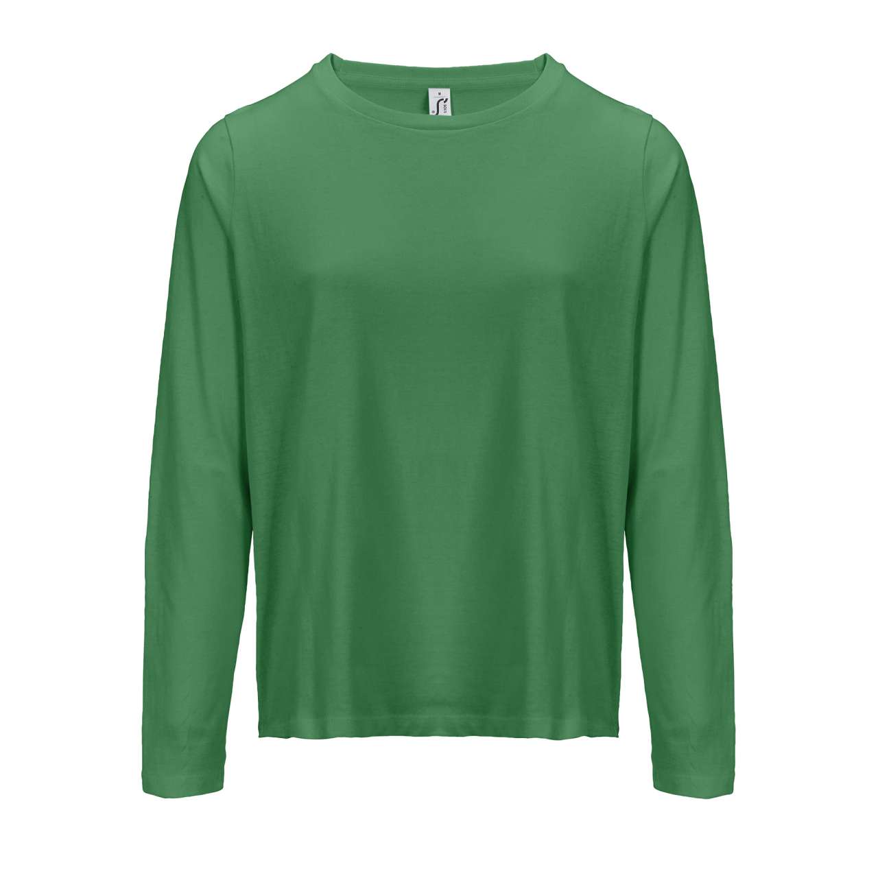 SOL'S MONARCH WOMEN - LONG SLEEVE T-SHIRT WITH ROUND NECK - Kelly Green - colorimageurl