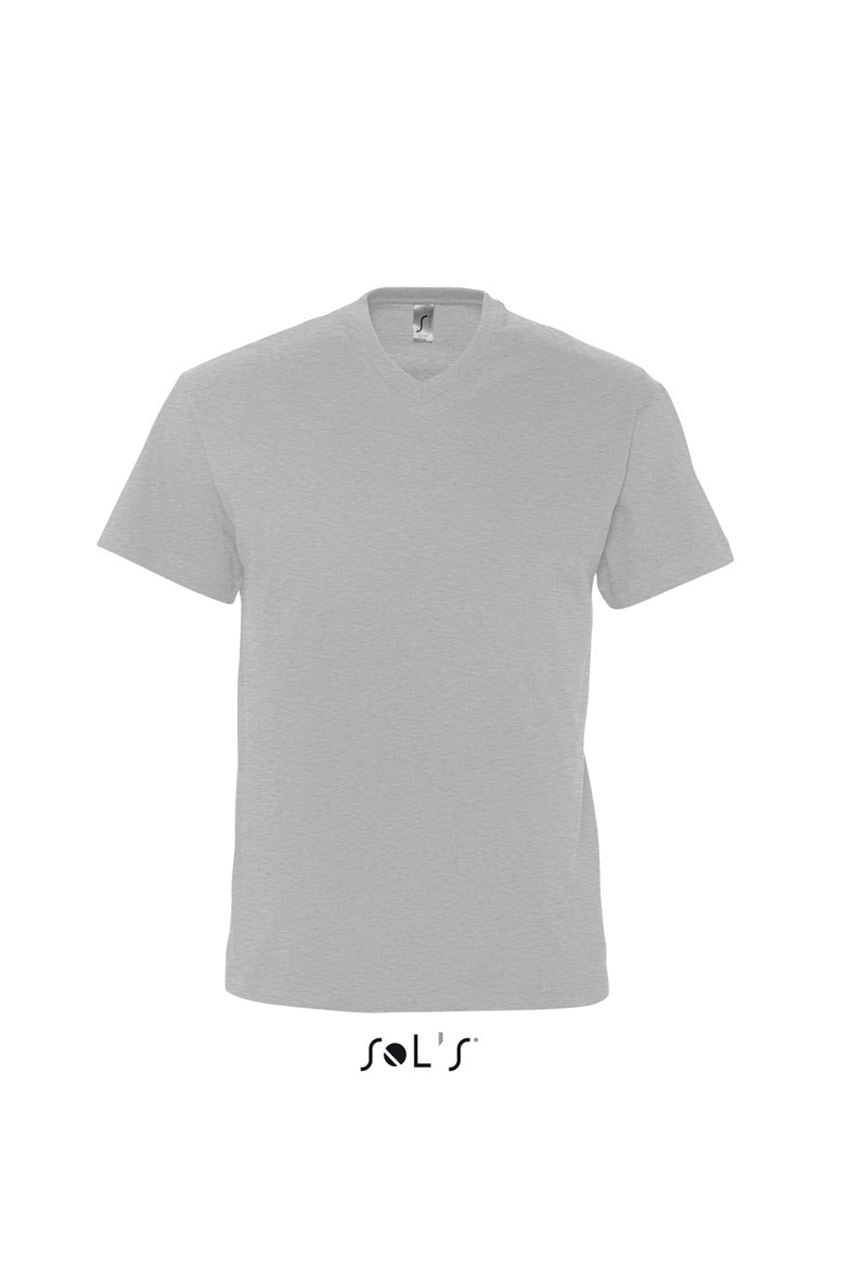 SOL'S VICTORY - MEN'S V-NECK T-SHIRT - Grey Melange - Main