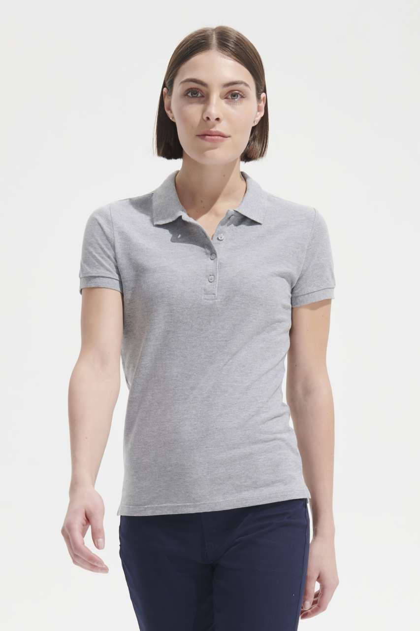 SOL'S PEOPLE - WOMEN'S POLO SHIRT - Orange - Model