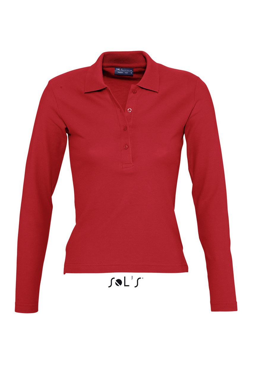 SOL'S PODIUM - WOMEN'S POLO SHIRT - Red - Main