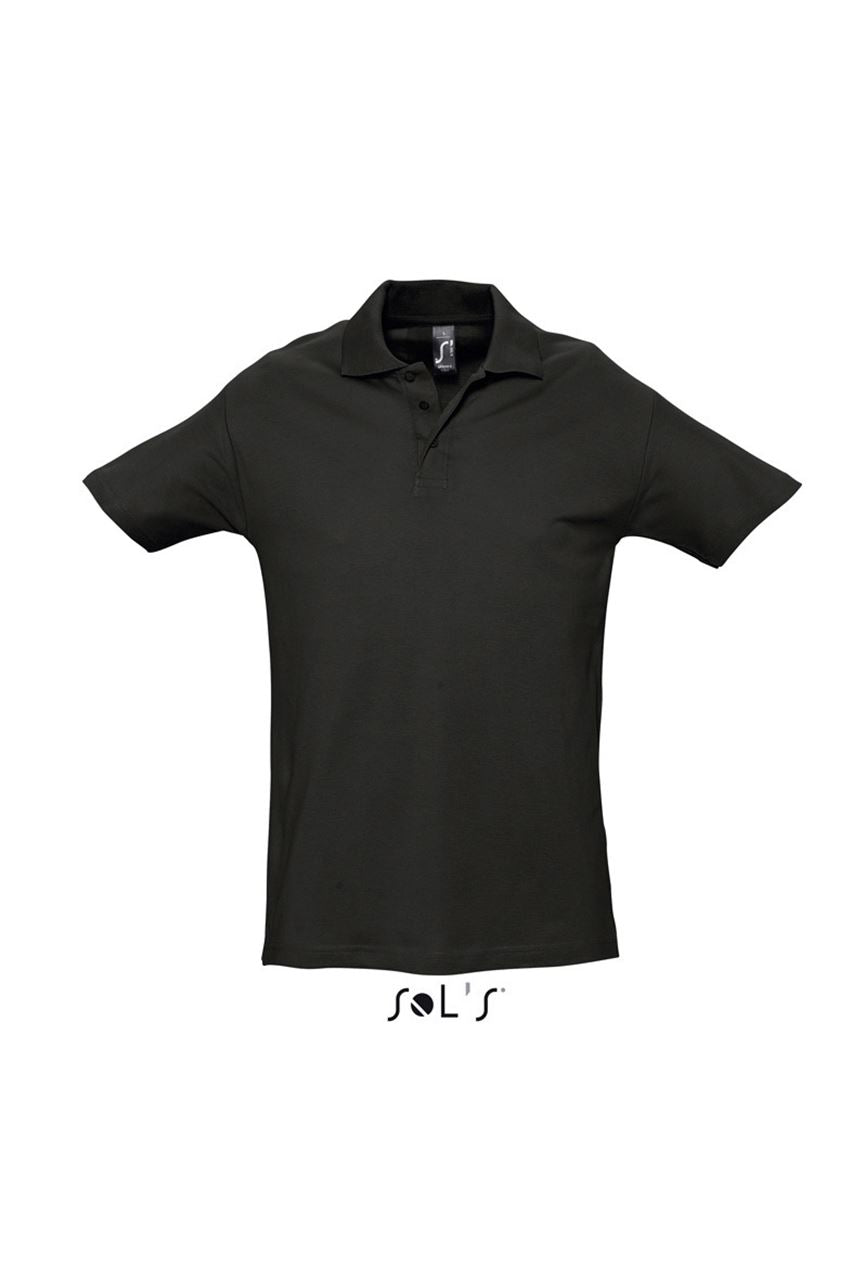 SOL'S SPRING II - MEN’S PIQUE POLO SHIRT - Black - Main