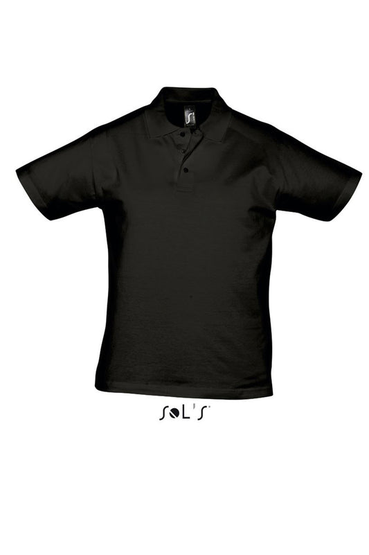 SOL'S PRESCOTT MEN - POLO SHIRT - Deep Black - Main