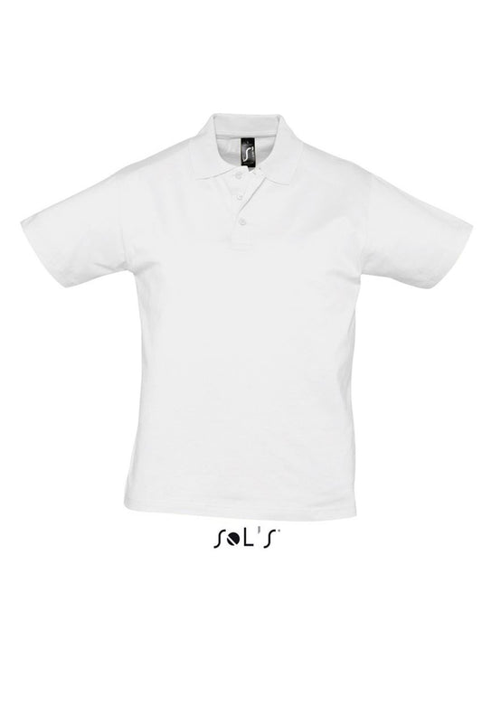 SOL'S PRESCOTT MEN - POLO SHIRT - White - Main