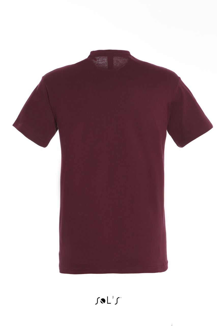 SOL'S REGENT - UNISEX ROUND COLLAR T-SHIRT - Burgundy - Additional
