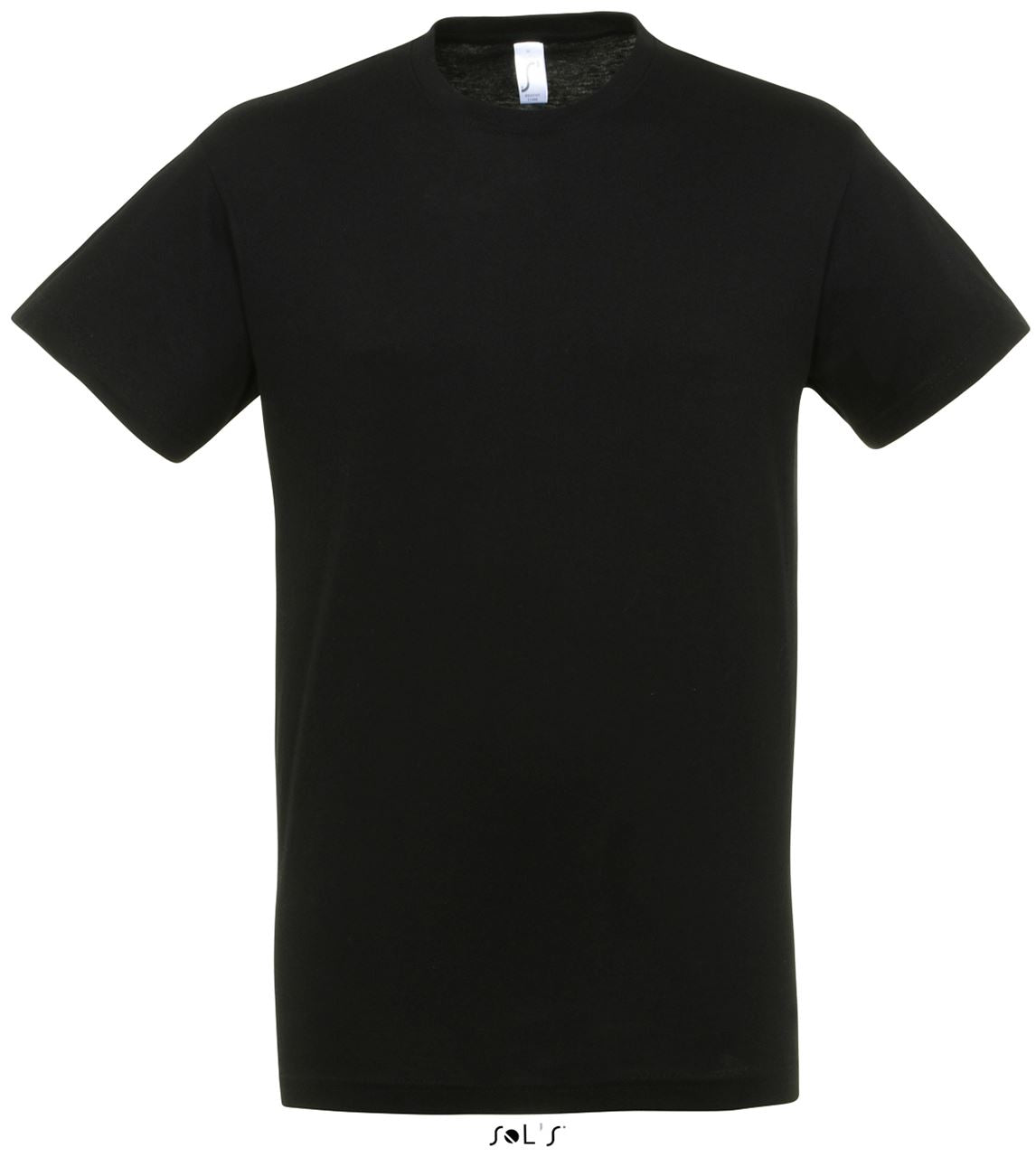 SOL'S REGENT - UNISEX ROUND COLLAR T-SHIRT - Deep Black - Main