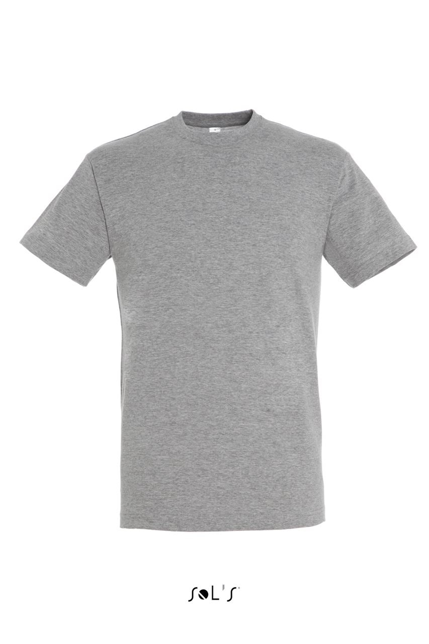 SOL'S REGENT - UNISEX ROUND COLLAR T-SHIRT - Grey Melange - Main