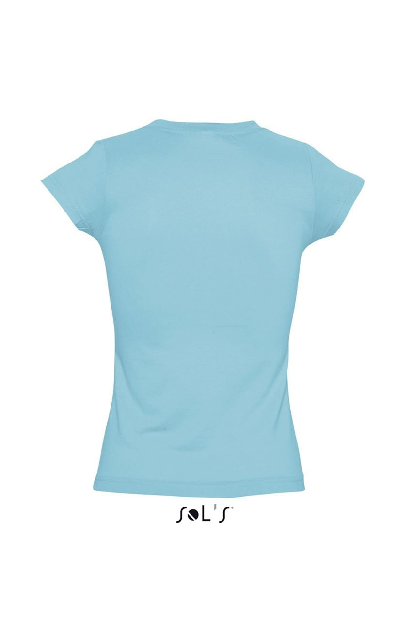SOL'S MOON - WOMEN’S V-NECK T-SHIRT - Atoll Blue - Additional
