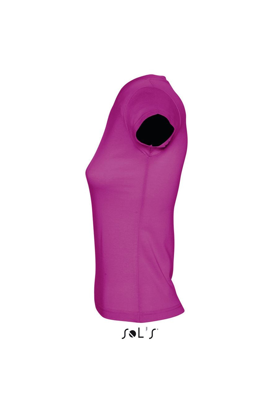 SOL'S MOON - WOMEN’S V-NECK T-SHIRT - Fuchsia - Additional