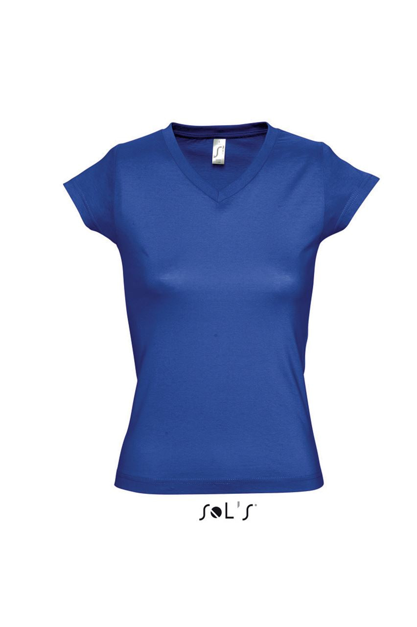 SOL'S MOON - WOMEN’S V-NECK T-SHIRT - Royal Blue - Main