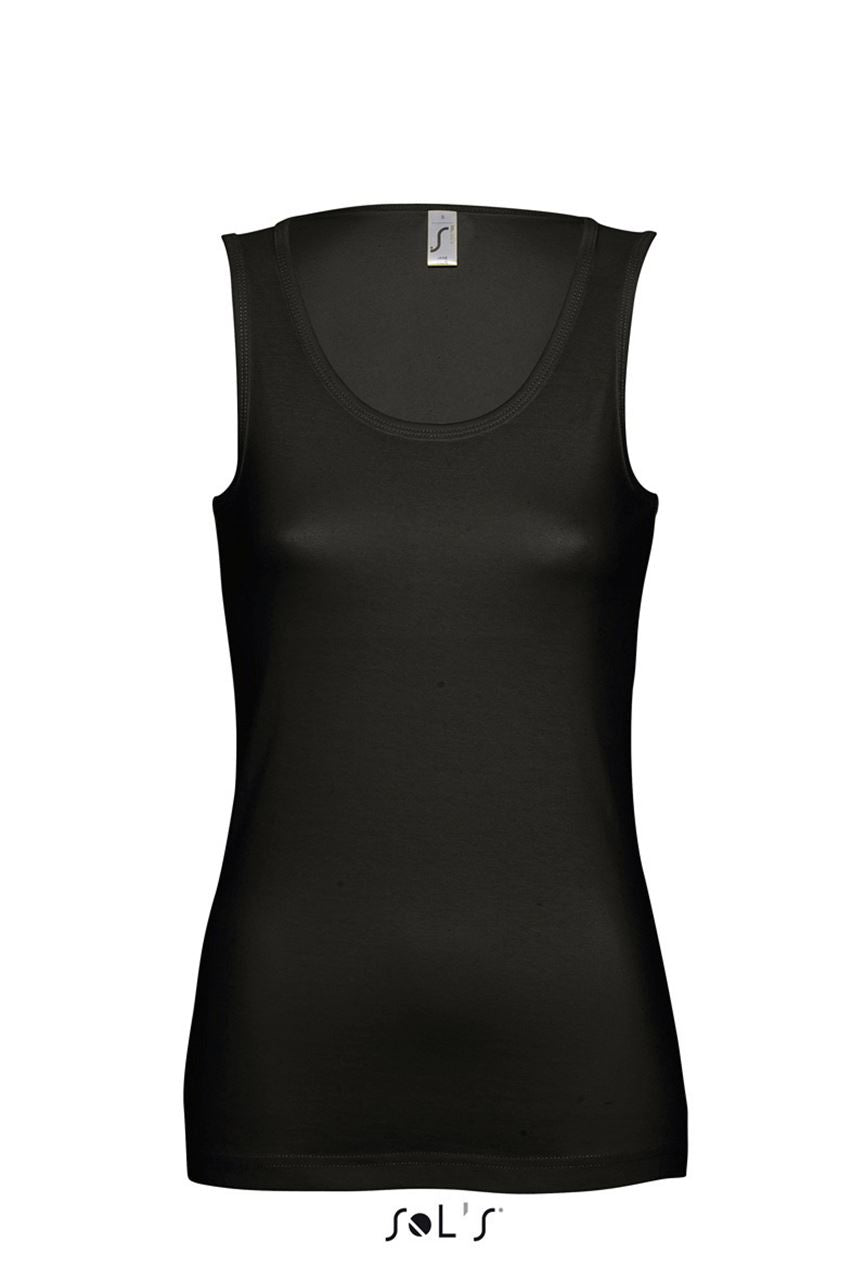 SOL'S JANE - WOMEN'S TANK TOP - Deep Black - Main