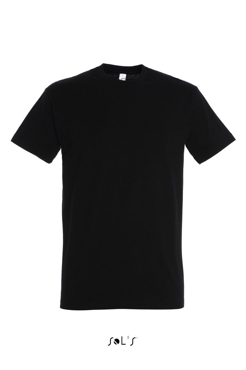SOL'S IMPERIAL - MEN'S ROUND COLLAR T-SHIRT - Deep Black - Main