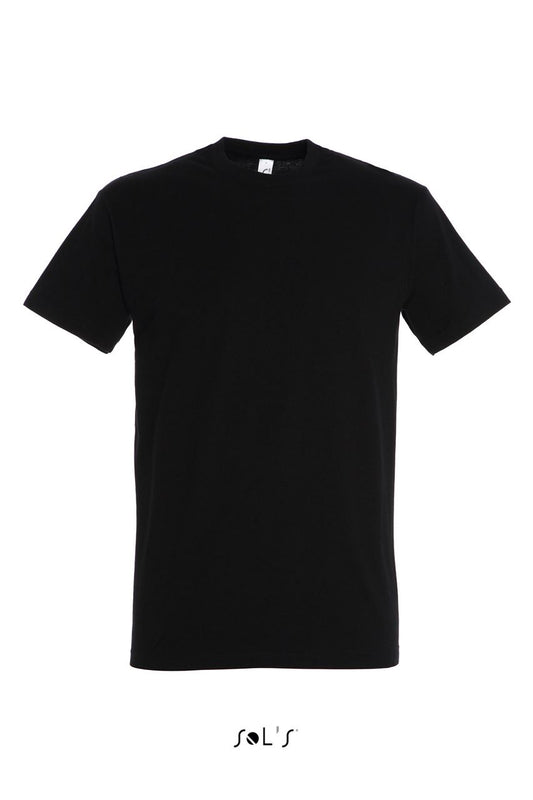 SOL'S  IMPERIAL  - MEN'S ROUND COLLAR T-SHIRT - Deep Black - Main