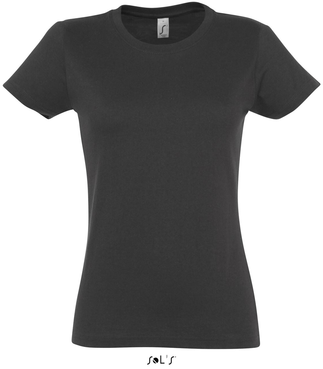 SOL'S IMPERIAL WOMEN - ROUND COLLAR T-SHIRT - Dark Grey - Main