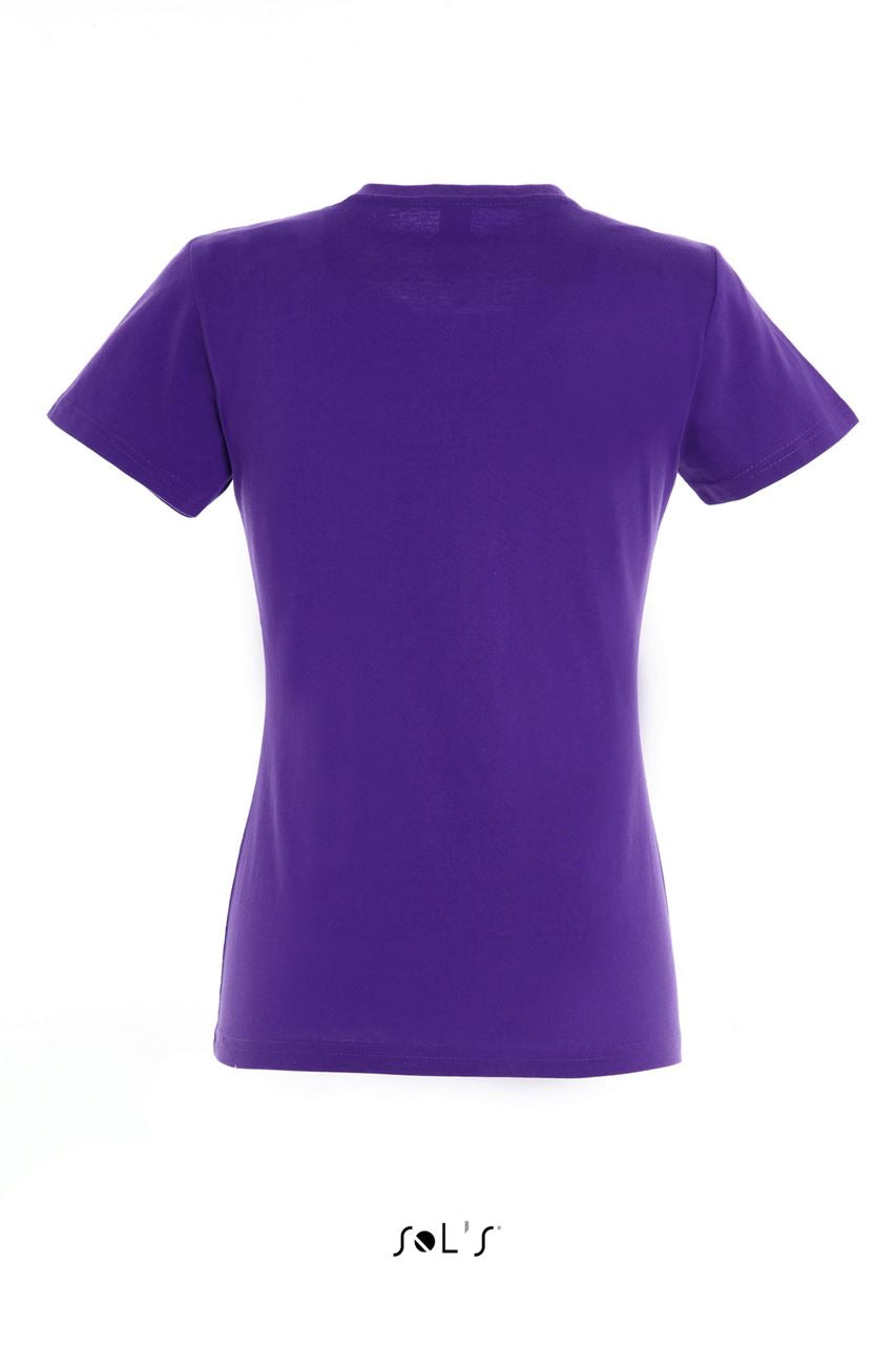 SOL'S IMPERIAL WOMEN - ROUND COLLAR T-SHIRT - Dark Purple - Additional