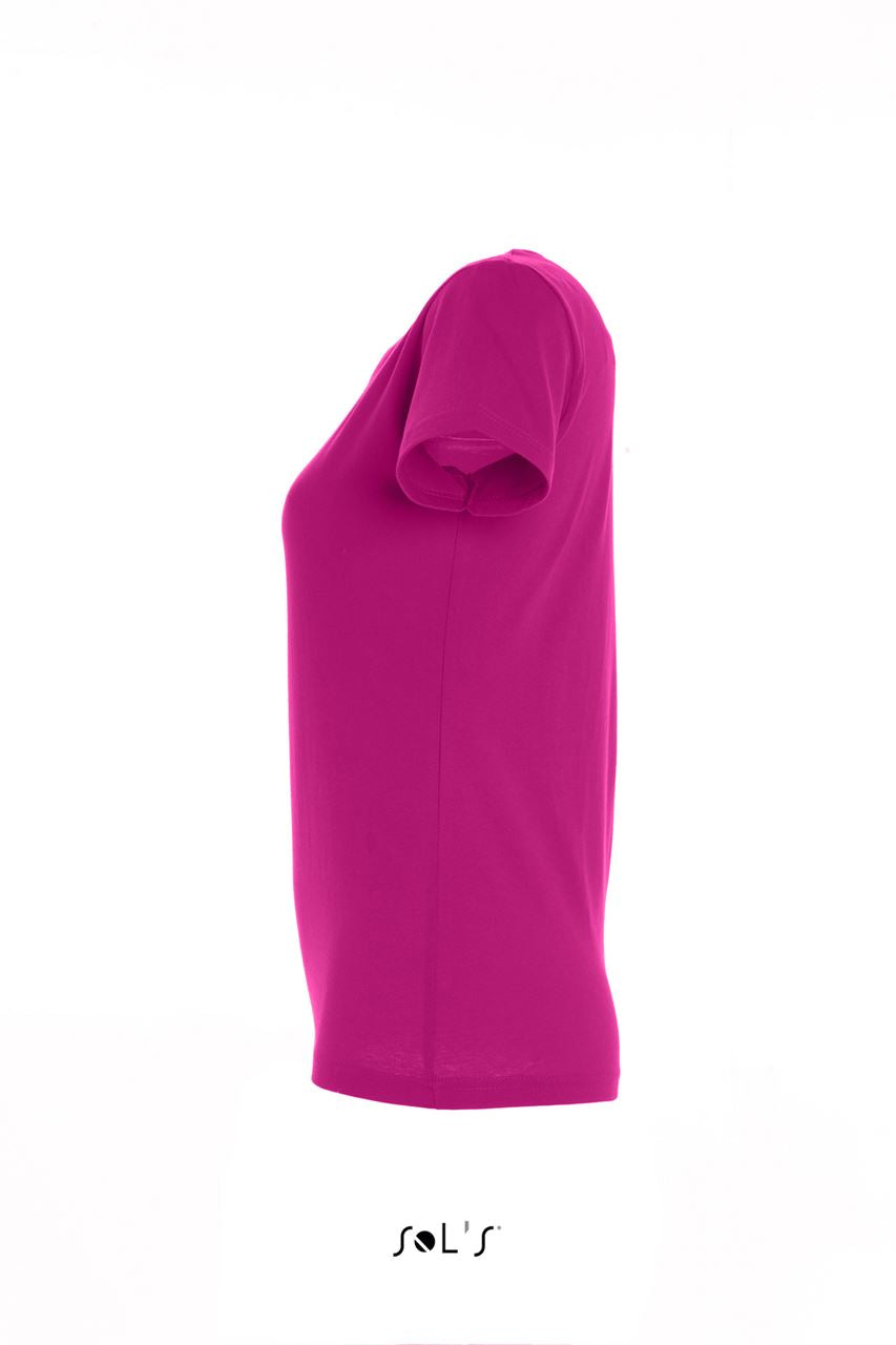 SOL'S IMPERIAL WOMEN - ROUND COLLAR T-SHIRT - Fuchsia - Additional