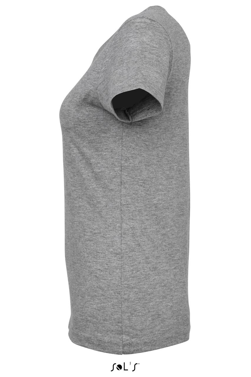 SOL'S IMPERIAL WOMEN - ROUND COLLAR T-SHIRT - Grey Melange - Additional