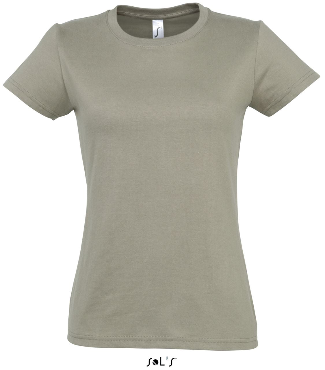 SOL'S IMPERIAL WOMEN - ROUND COLLAR T-SHIRT - Khaki - Main