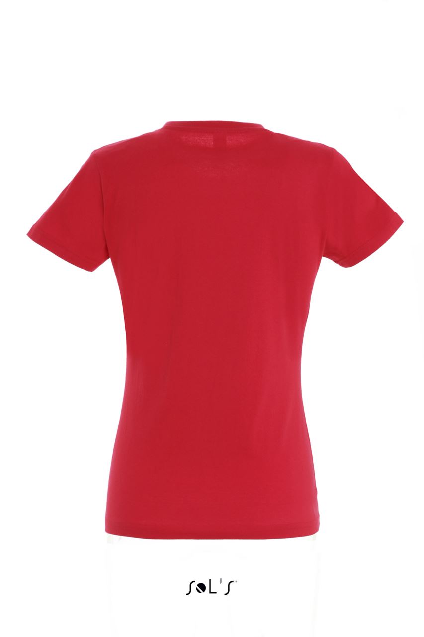 SOL'S IMPERIAL WOMEN - ROUND COLLAR T-SHIRT - Red - Additional