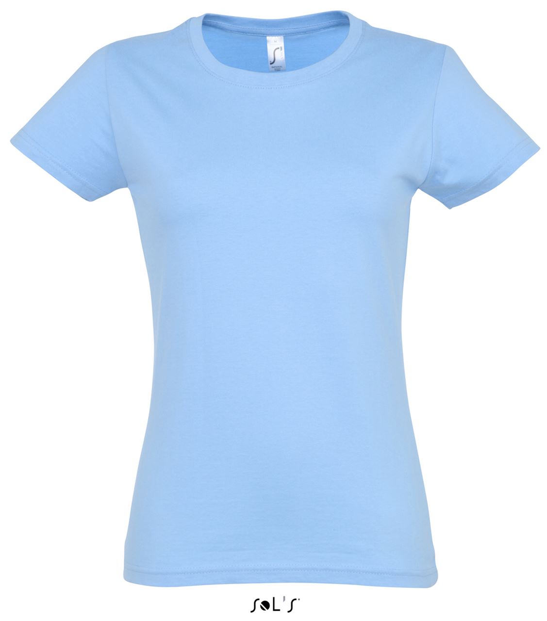 SOL'S IMPERIAL WOMEN - ROUND COLLAR T-SHIRT - Sky Blue - Main