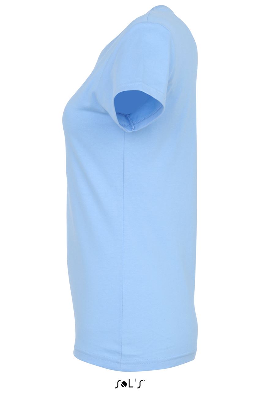 SOL'S IMPERIAL WOMEN - ROUND COLLAR T-SHIRT - Sky Blue - Additional