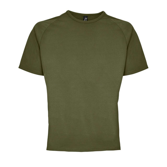 SOL'S SPORTY - RAGLAN SLEEVED T-SHIRT - Army - Main