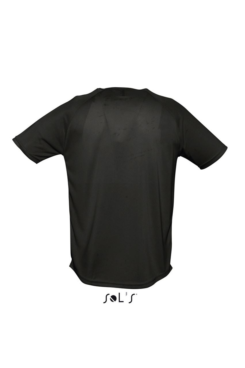 SOL'S SPORTY - RAGLAN SLEEVED T-SHIRT - Black - Additional