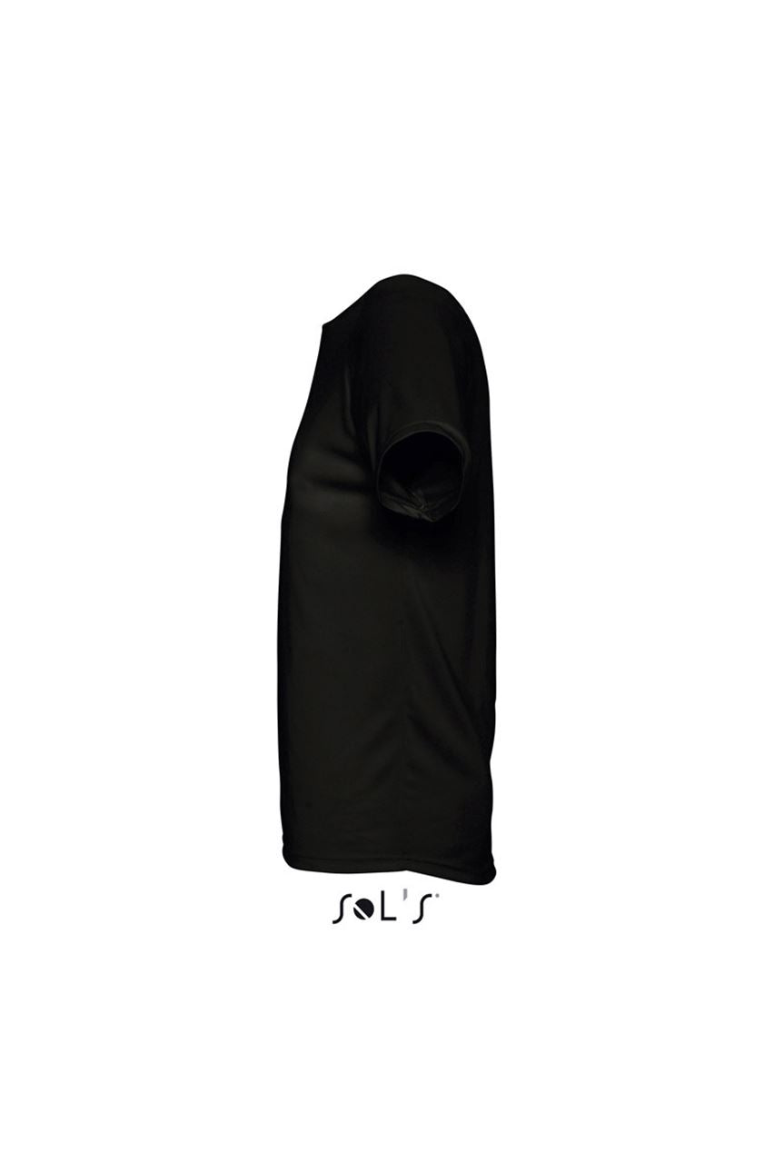 SOL'S SPORTY - RAGLAN SLEEVED T-SHIRT - Black - Additional