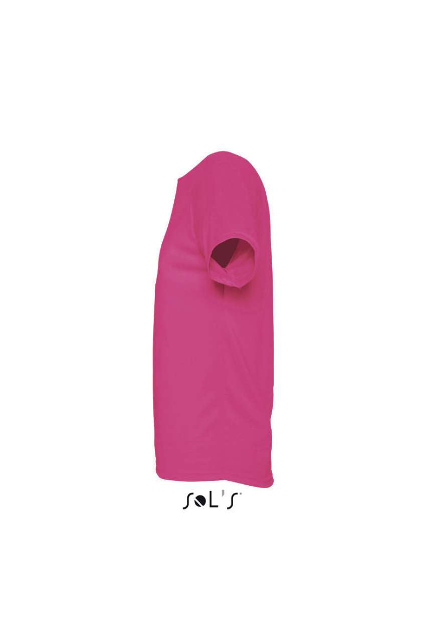 SOL'S SPORTY - RAGLAN SLEEVED T-SHIRT - Neon Pink 2 - Additional