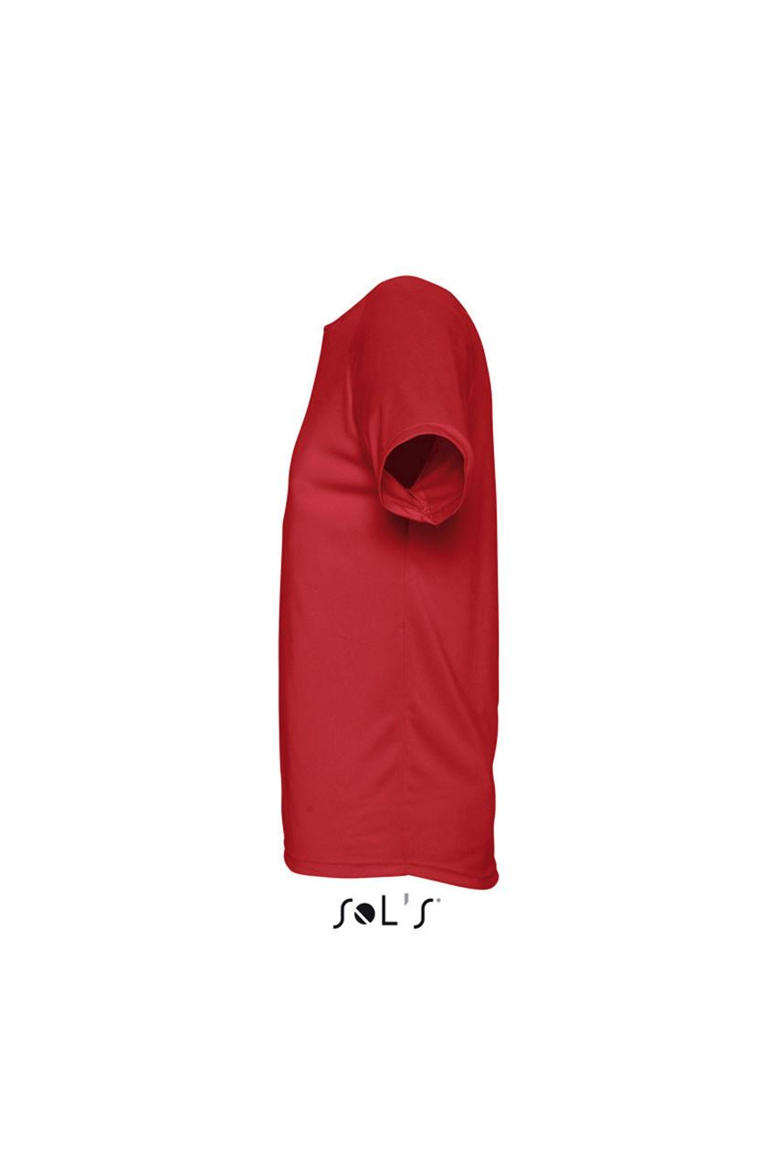 SOL'S SPORTY - RAGLAN SLEEVED T-SHIRT - Red - Additional