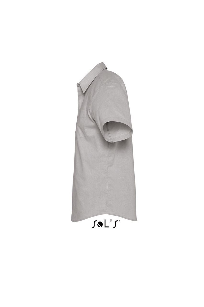 SOL'S BRISBANE - SHORT SLEEVE OXFORD MEN'S SHIRT - Silver - Additional