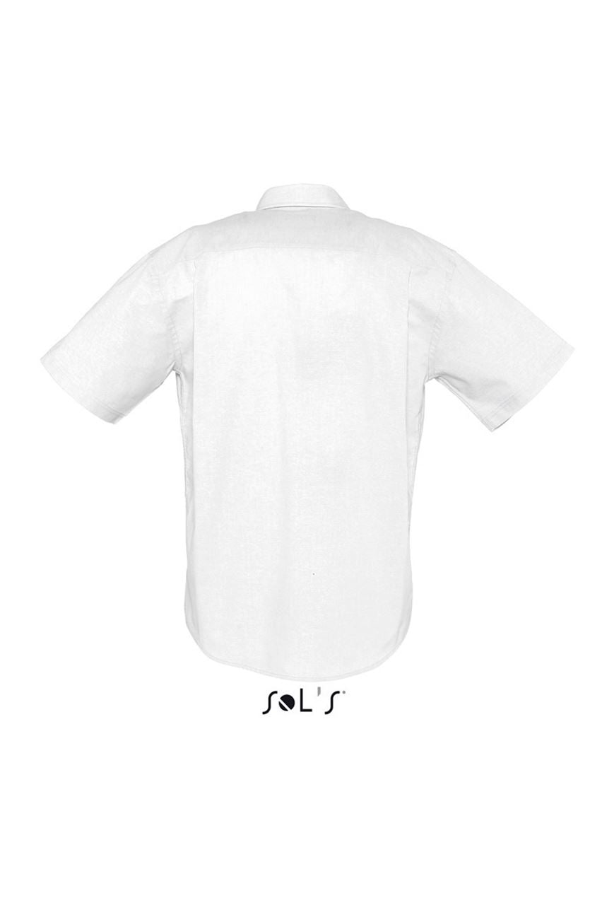 SOL'S BRISBANE - SHORT SLEEVE OXFORD MEN'S SHIRT - White - Additional