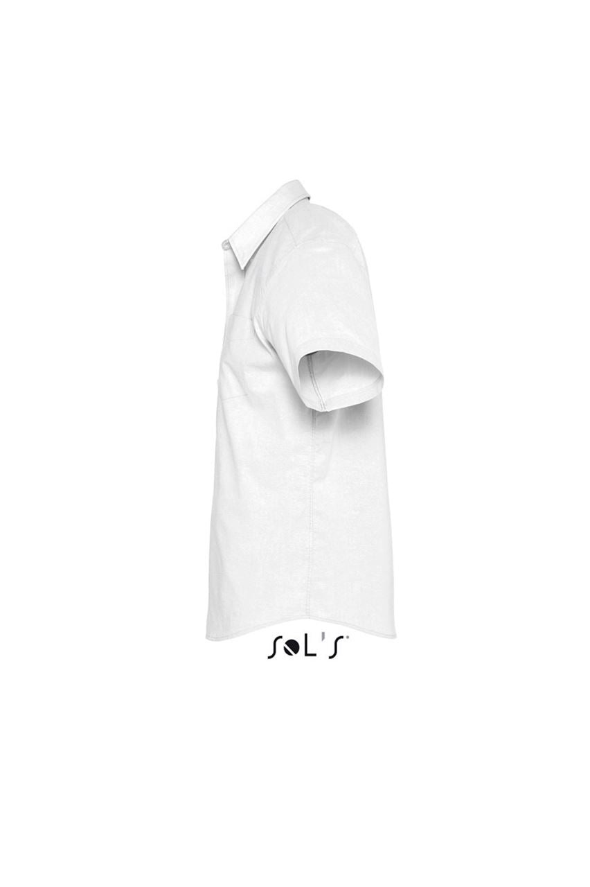 SOL'S BRISBANE - SHORT SLEEVE OXFORD MEN'S SHIRT - White - Additional