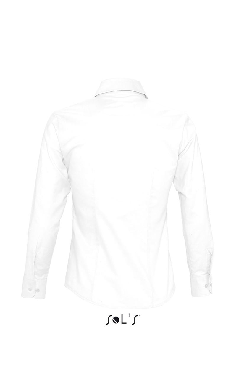 SOL'S EMBASSY - LONG SLEEVE OXFORD WOMEN'S SHIRT - White - Additional