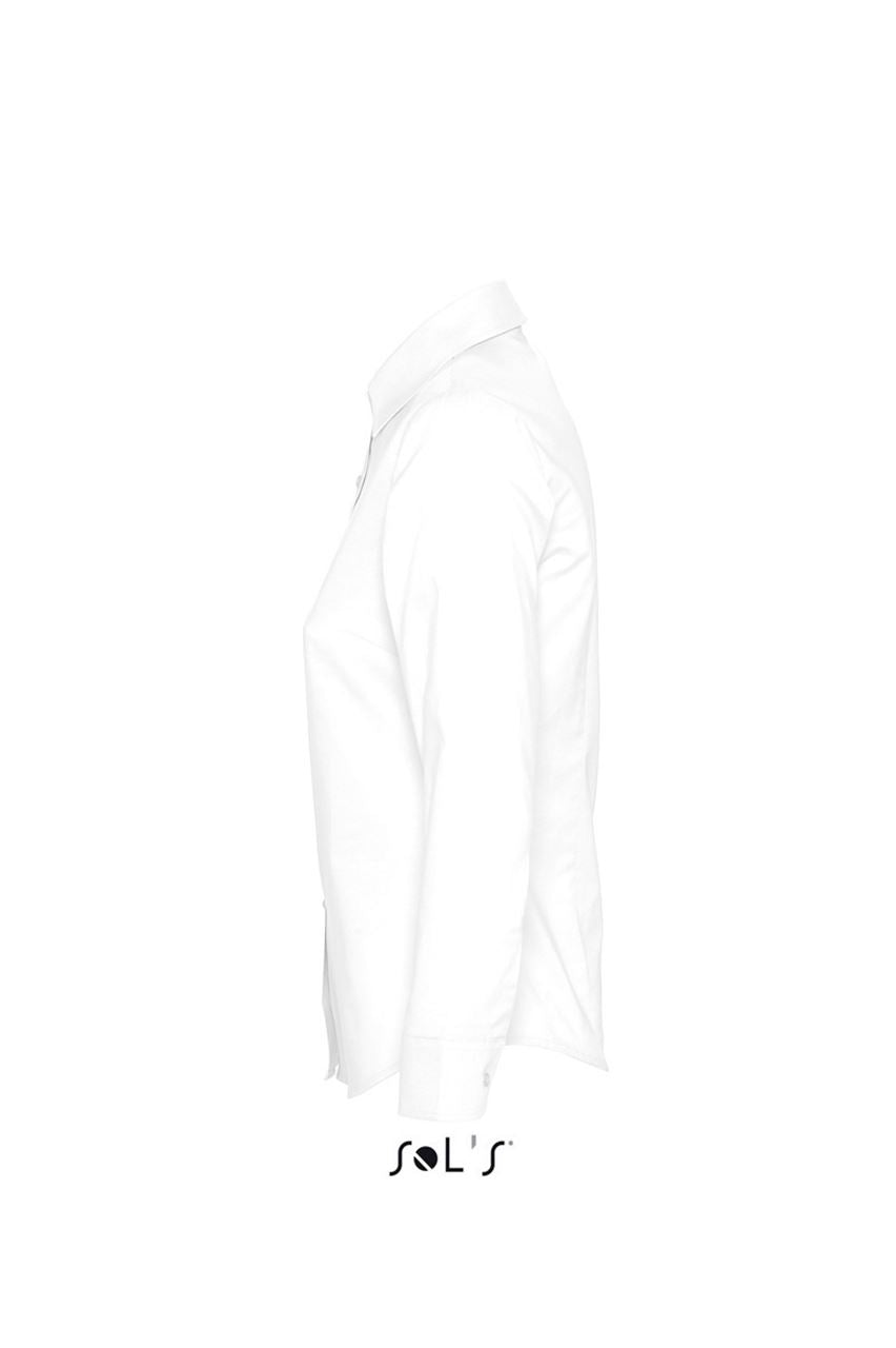 SOL'S EMBASSY - LONG SLEEVE OXFORD WOMEN'S SHIRT - White - Additional