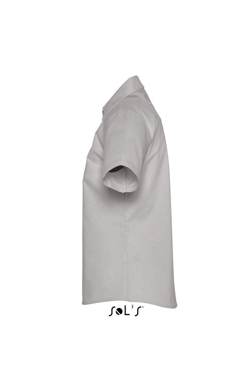 SOL'S ELITE - SHORT SLEEVE OXFORD WOMEN'S SHIRT - Silver - Additional