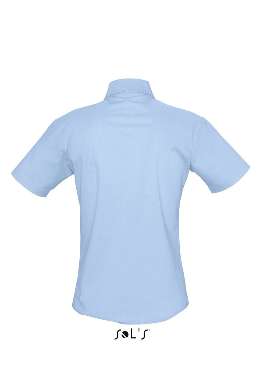 SOL'S ELITE - SHORT SLEEVE OXFORD WOMEN'S SHIRT - Sky Blue - Additional