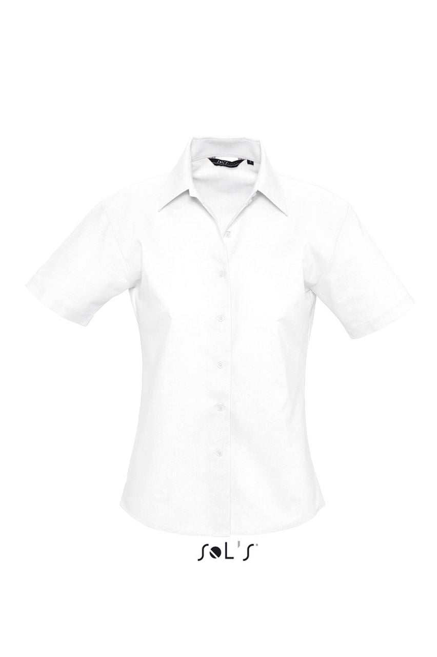 SOL'S ELITE - SHORT SLEEVE OXFORD WOMEN'S SHIRT - White - Main