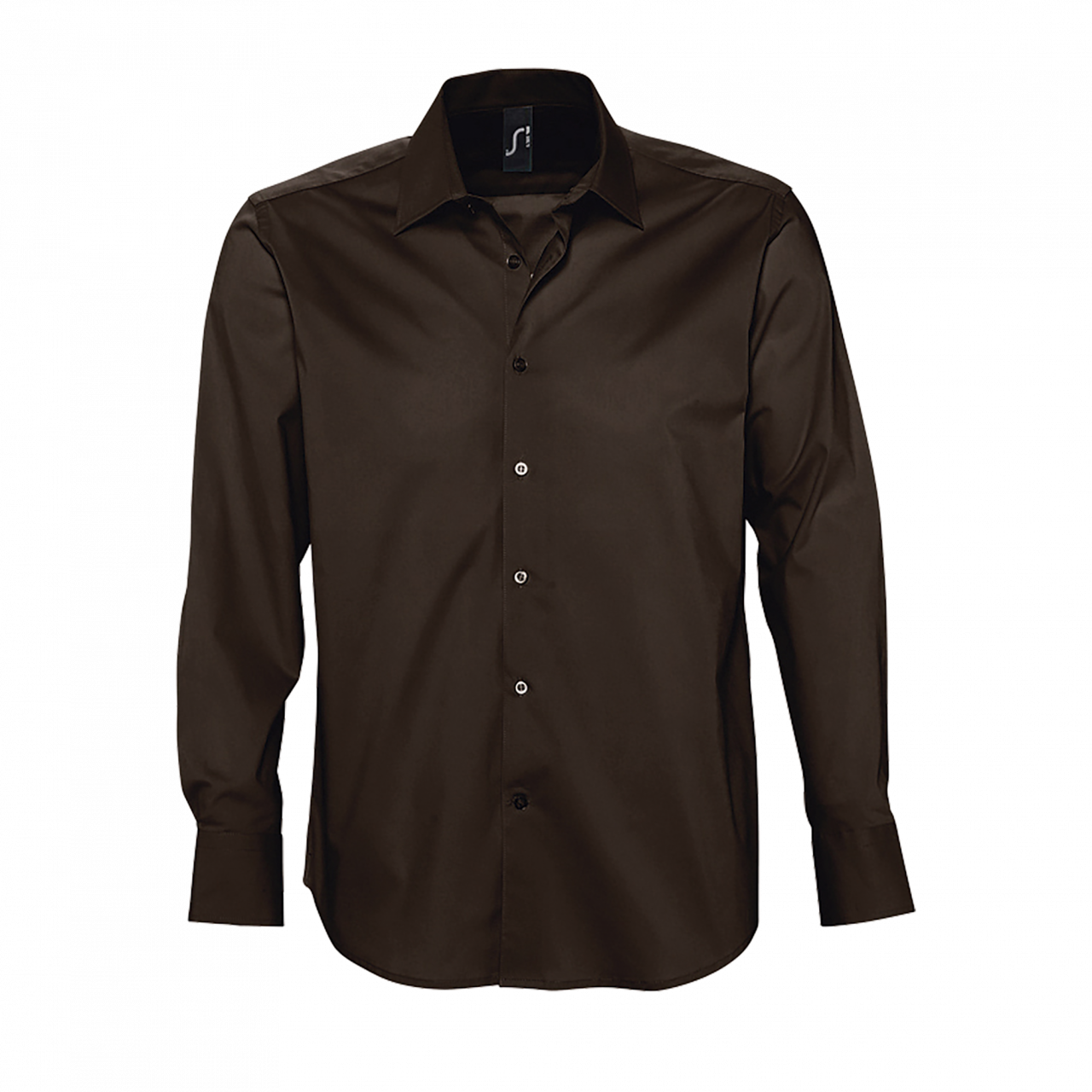 SOL'S BRIGHTON - LONG SLEEVE STRETCH MEN'S SHIRT - Black - Additional