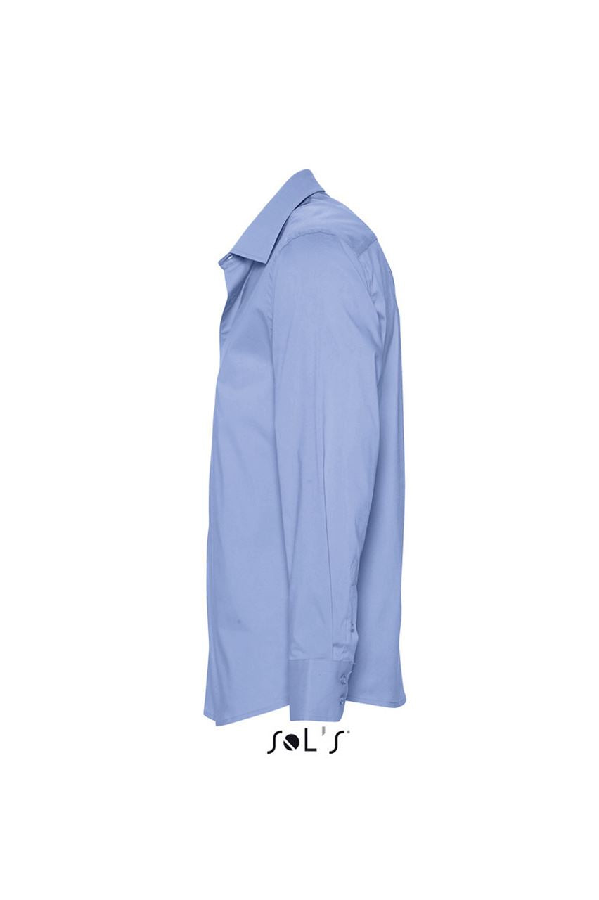 SOL'S BRIGHTON - LONG SLEEVE STRETCH MEN'S SHIRT - Bright Sky - Additional