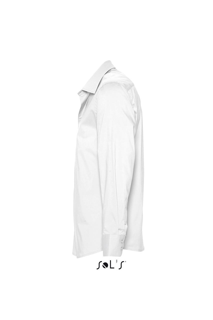 SOL'S BRIGHTON - LONG SLEEVE STRETCH MEN'S SHIRT - White - Additional