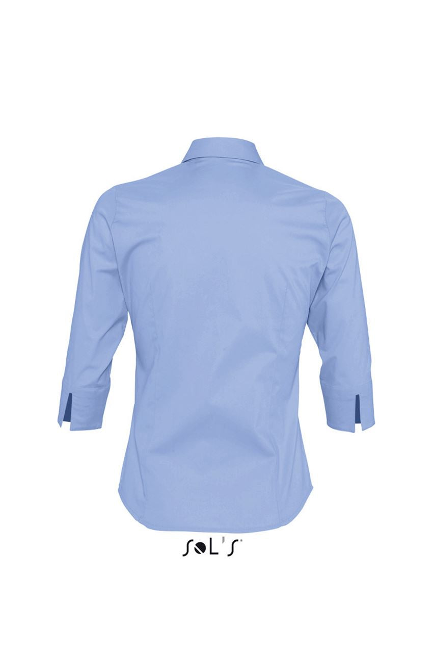 SOL'S EFFECT - 3/4 SLEEVE STRETCH WOMEN'S SHIRT - Bright Sky - Additional