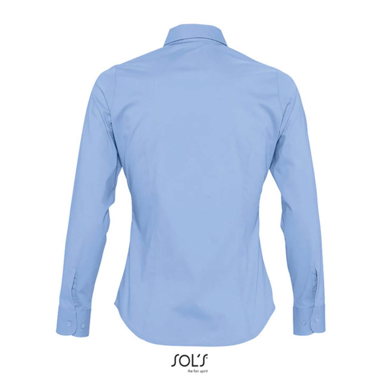 SOL'S EDEN - LONG SLEEVE STRETCH WOMEN'S SHIRT - Bright Sky - Additional