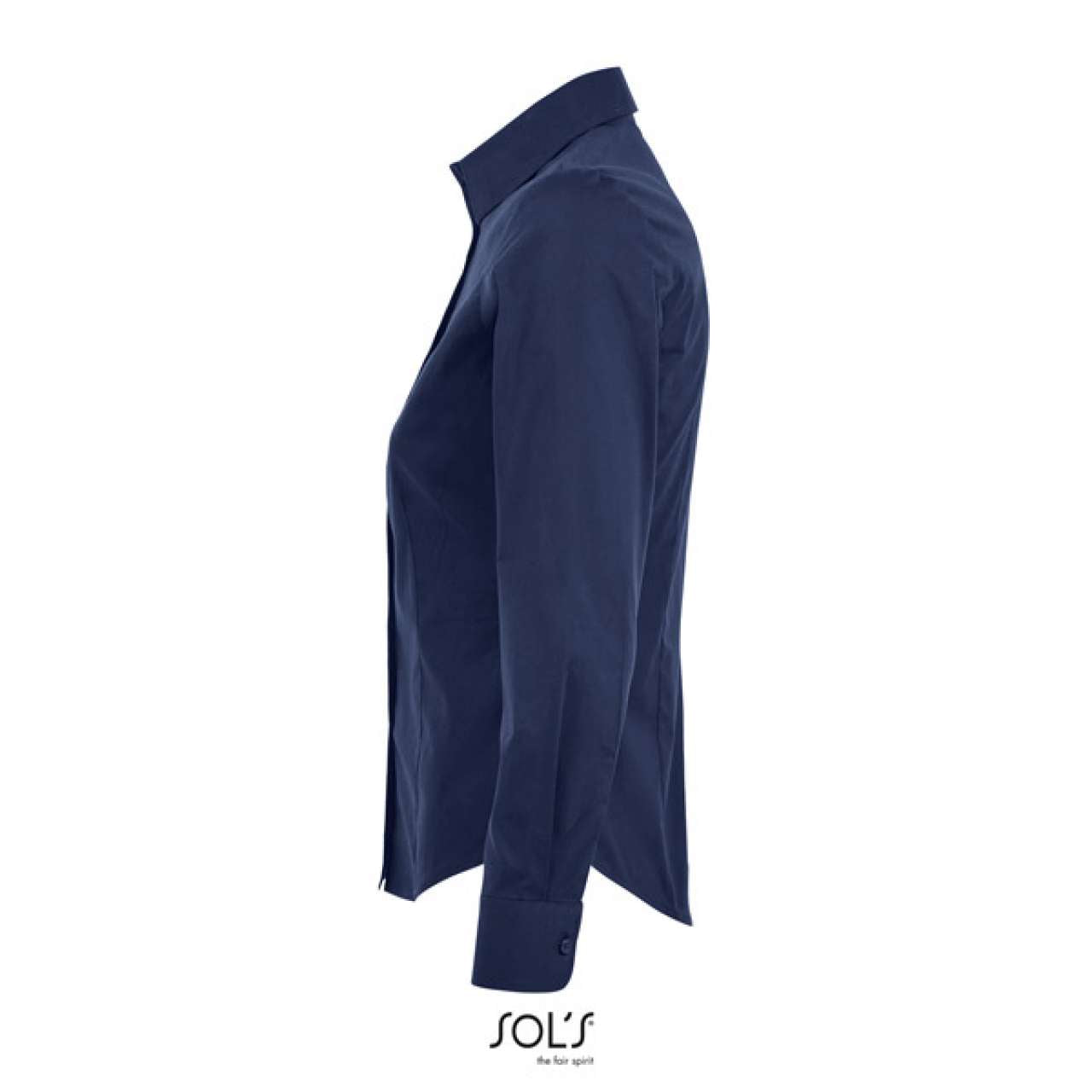 SOL'S EDEN - LONG SLEEVE STRETCH WOMEN'S SHIRT - Dark Blue - Additional