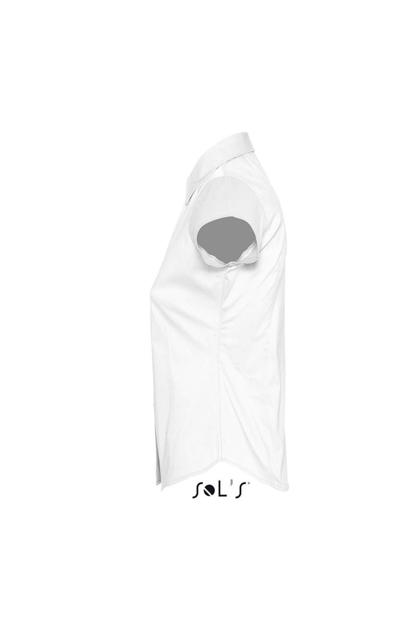 SOL'S EXCESS - SHORT SLEEVE STRETCH WOMEN'S SHIRT - White - Additional