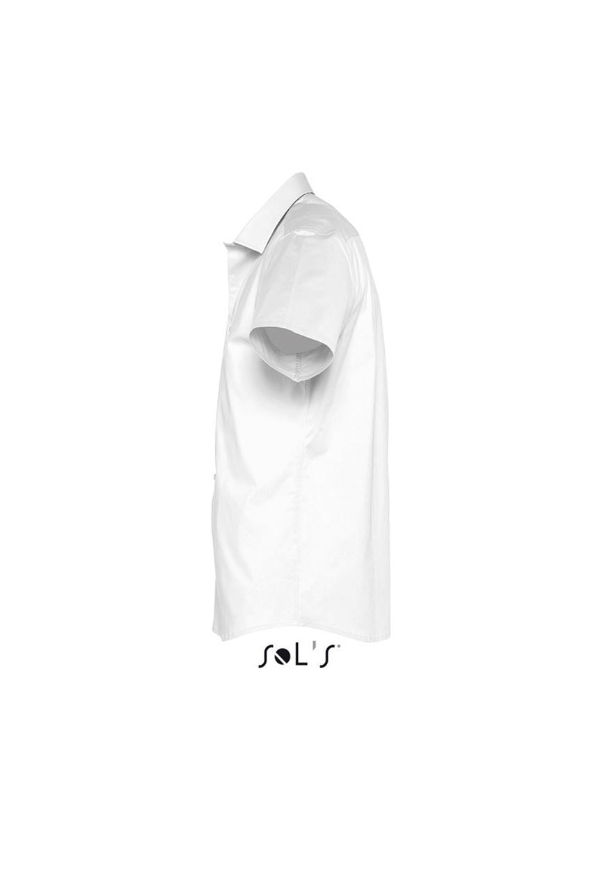 SOL'S BROADWAY - SHORT SLEEVE STRETCH MEN'S SHIRT - White - Additional