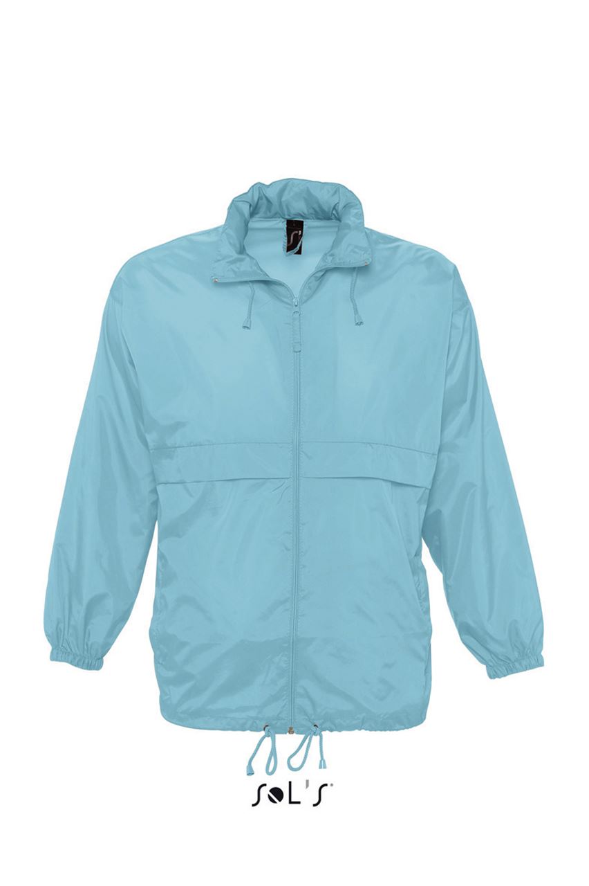 SOL'S SURF - UNISEX WATER REPELLENT WINDBREAKER - Atoll Blue - Main