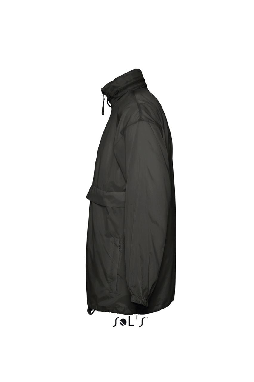 SOL'S SURF - UNISEX WATER REPELLENT WINDBREAKER - Black - Additional