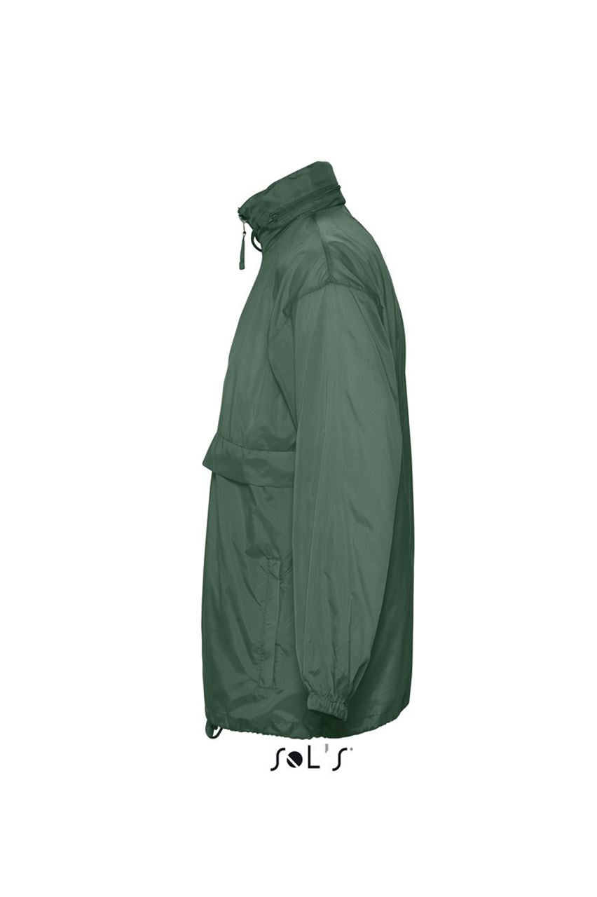 SOL'S SURF - UNISEX WATER REPELLENT WINDBREAKER - Forest Green - Additional